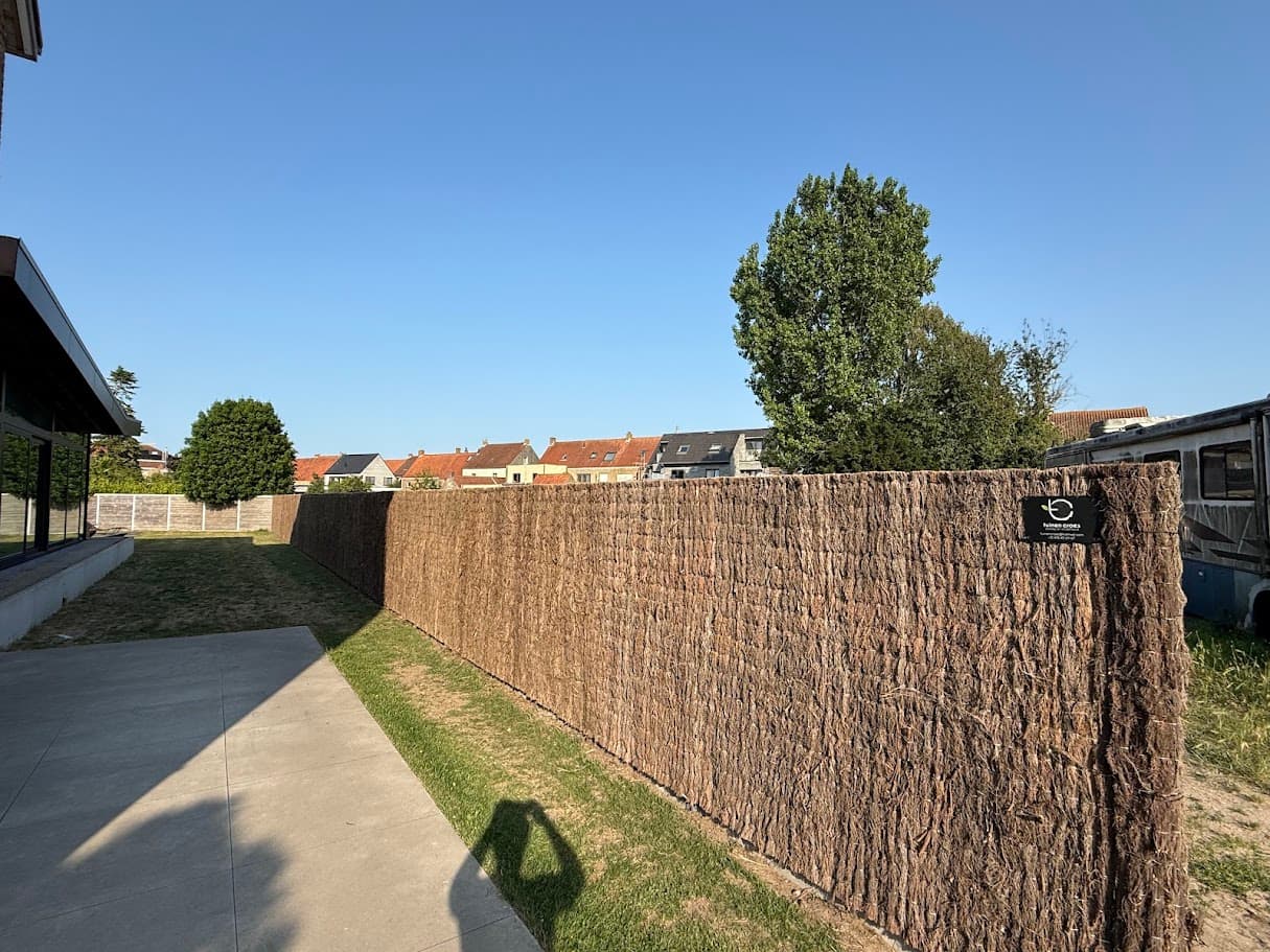 Heidescherm geplaatst door Croes Construct